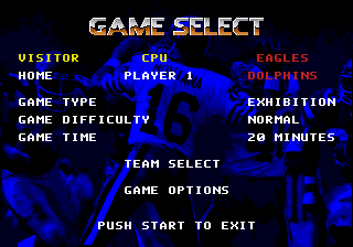 Sports Talk Football '93 Starring Joe Montana screenshot 3 for Sega Genesis